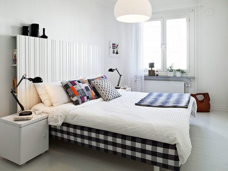 спальня в скандинавском стиле фото интерьера