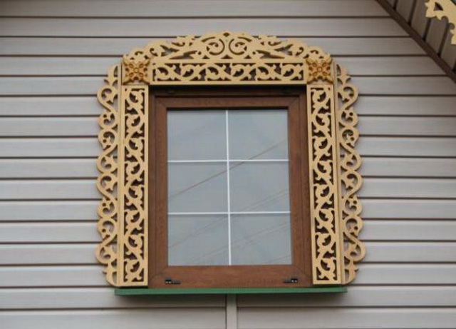 Наличники на окна в деревянном доме – 30 фото 27