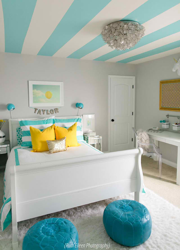 A Turquoise Tween Bedroom