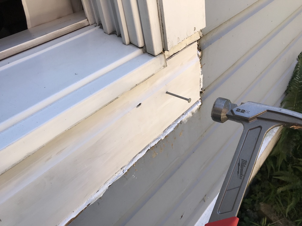 fix a rotted windowsill