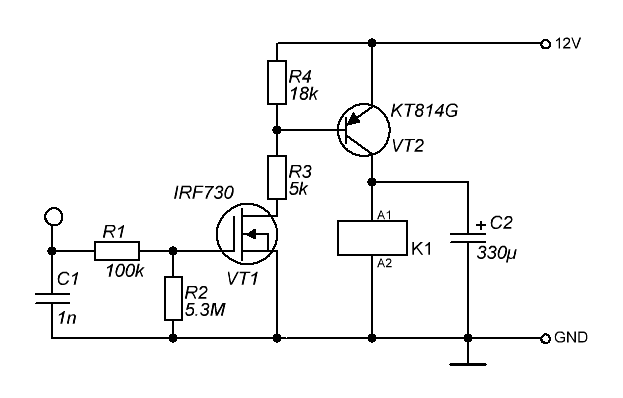 Сенсорный выключатель g15114 схема