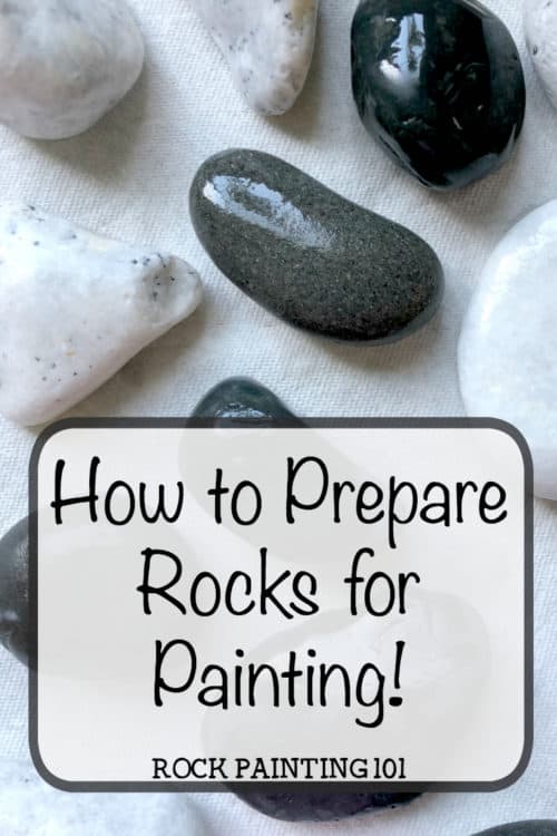 Learn how to prepare rocks and stones for painting. Yes, there is a step from buying rocks to paint and actually painting them. Check out these 4 easy tips. #howtopaintrocks #howtoprepparerocks #rockpainting101 #rockpaintingforbeginners #rockpaintingtips #stonepainting #paintedpebbles #howtowasrocks #rockpaintng101