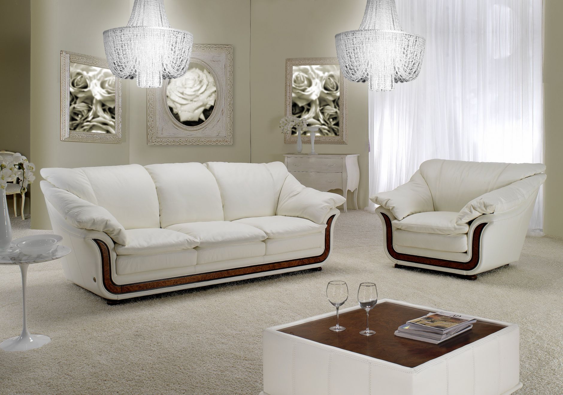 Кожаный диван белый в интерьере: угловые модели из экокожи на ножках и .