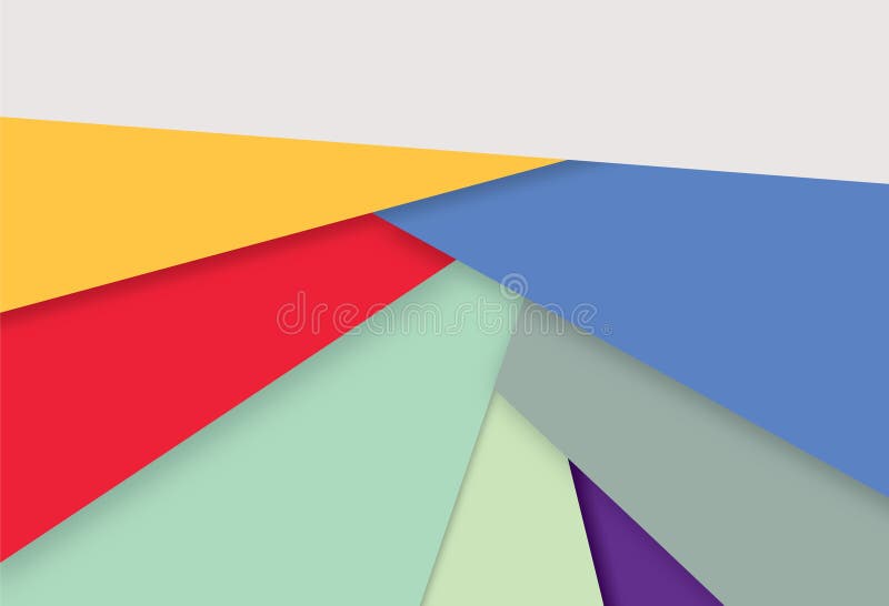 Abstract geometric background. Stylish multicolor wallpaper stock illustration