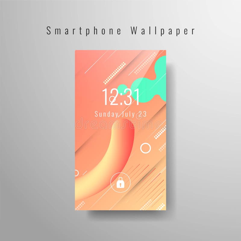 Abstract smartphone wallpaper stylish vector design. Abstract smartphone wallpaper stylish vector vector design illustration royalty free illustration