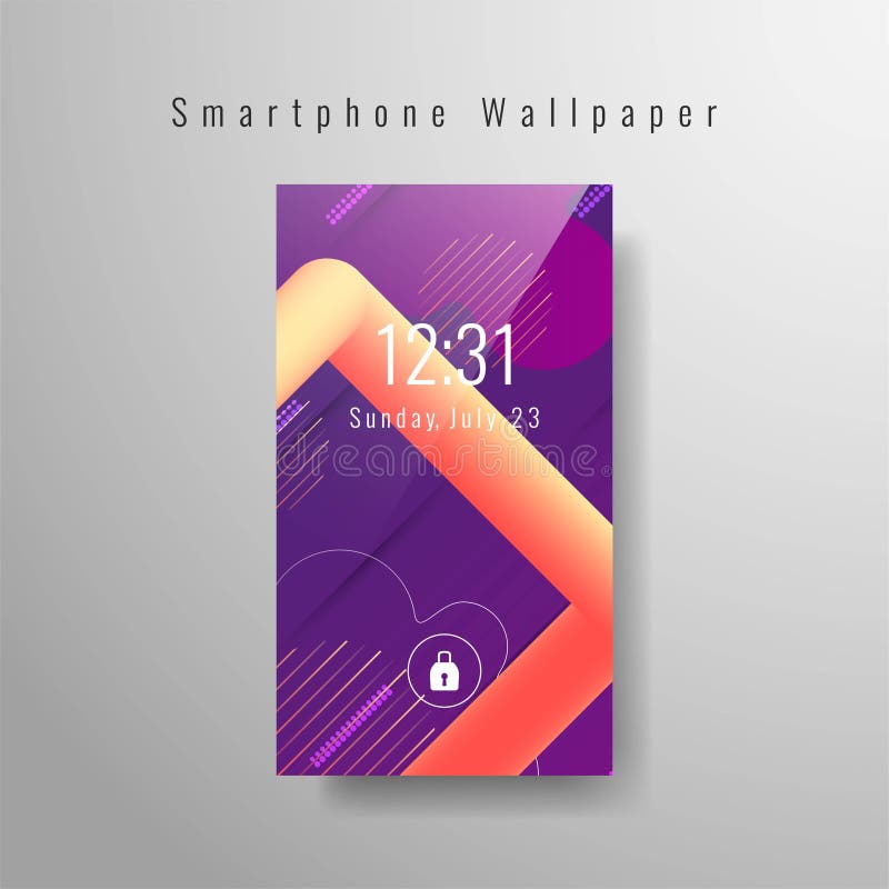 Abstract smartphone wallpaper stylish vector design. Abstract smartphone wallpaper stylish vector vector design illustration royalty free illustration