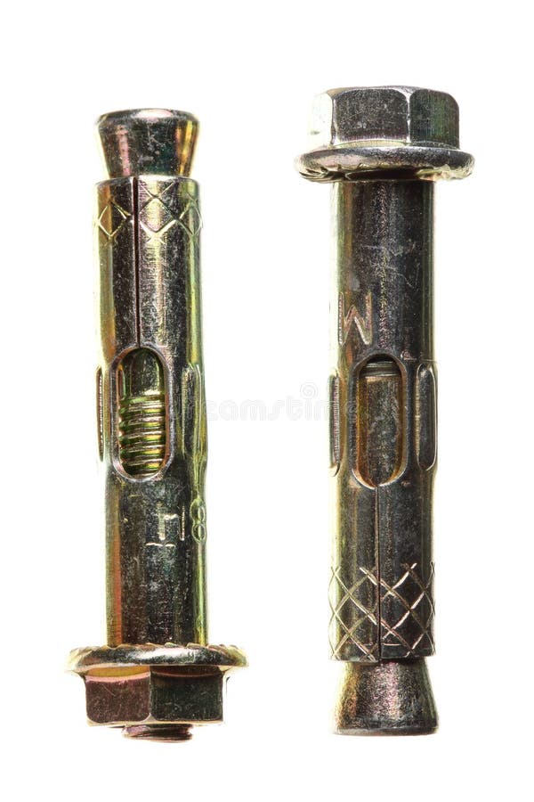 Anchor building metal. Sleeve Anchor Bolt.  stock images