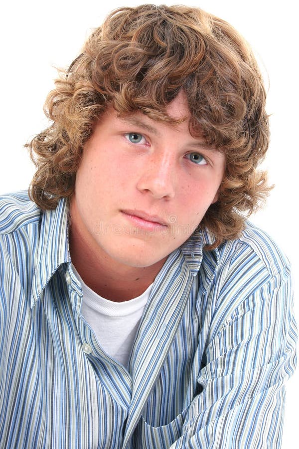 Attractive Sixteen Year Old Teen Boy stock photo