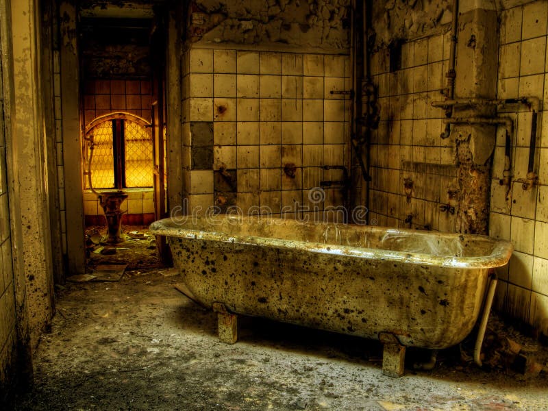 Bath of Plague royalty free stock images