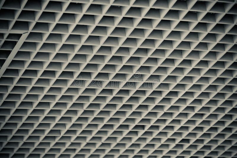 Beautiful ceiling interior design isolated object photograph. The stylish and beautiful ceiling interior design of a modern architectural building unique stock royalty free stock photography