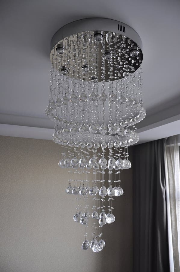 Beautiful Chandelier design in a Luxury Hotel Room design from Hangzhou. Beautiful Chandelier design close up in a Luxury Hotel Room in Hangzhou from China on royalty free stock photos