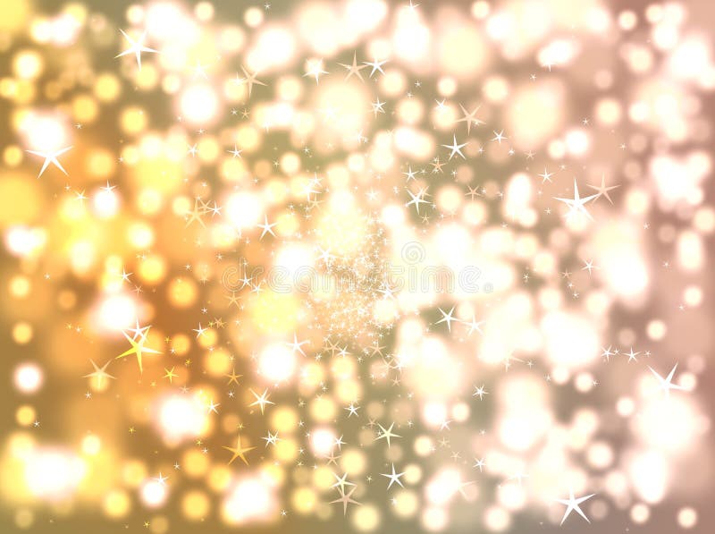 Blurring background of stars and bokeh royalty free stock photography