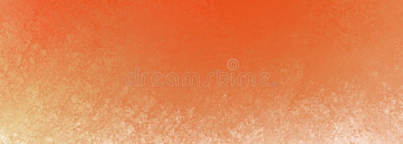 Burnt orange background with white grunge border design and texture, rustic warm color scheme vector illustration