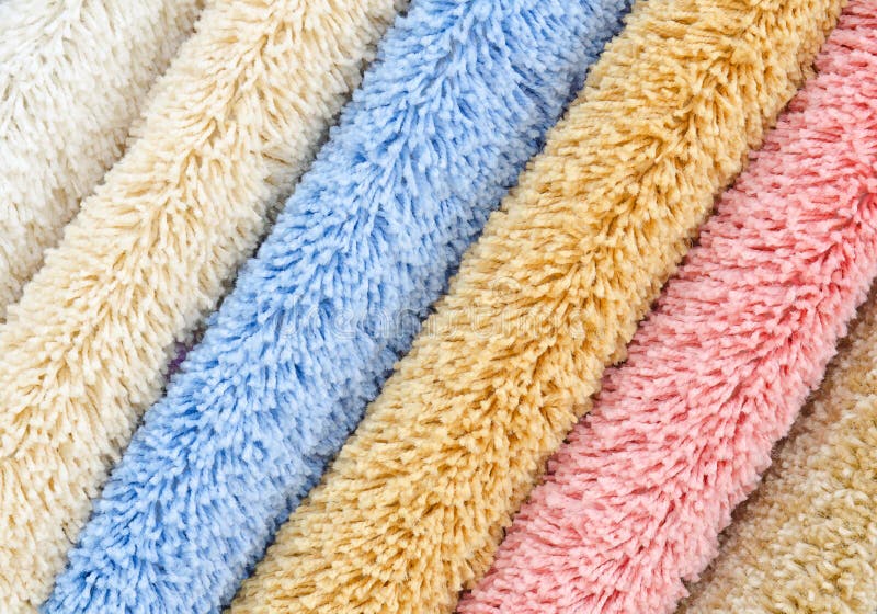 Carpet samples stock image