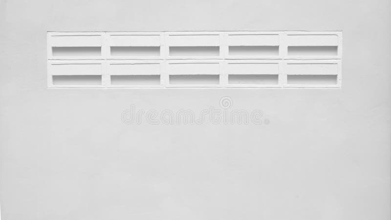 Cement brick for air ventilation at the wall. Background stock photos