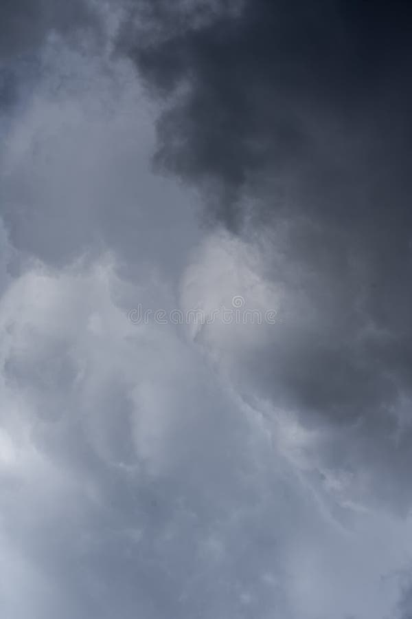 clouds and their gray tones stock photo