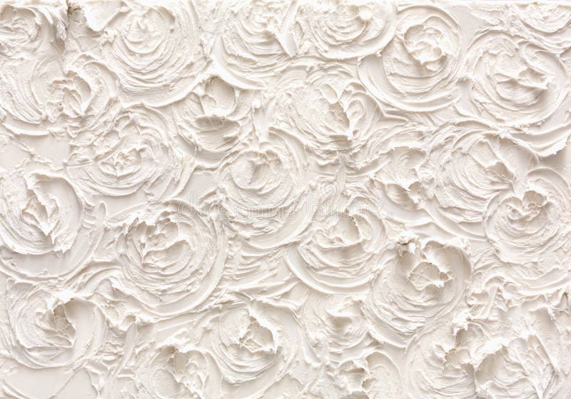 Decorative plaster texture, flower pattern. Relief background, creative stucco surface. Interior design backdrop, construction concept stock images