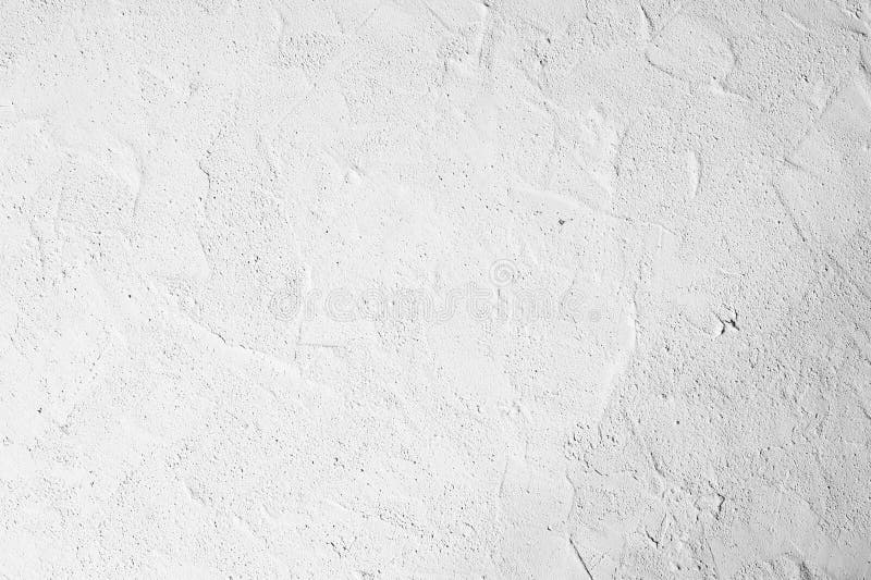 Decorative white plaster texture, seamless background. Grungy concrete wall, high detailed fragment stone wall. Cement. Decorative white plaster texture stock illustration