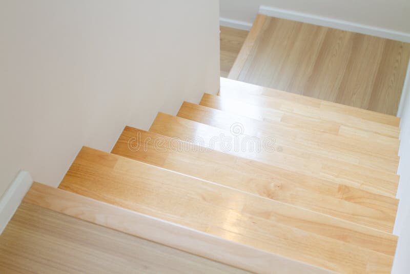 The design of staircase inside the house. stock images