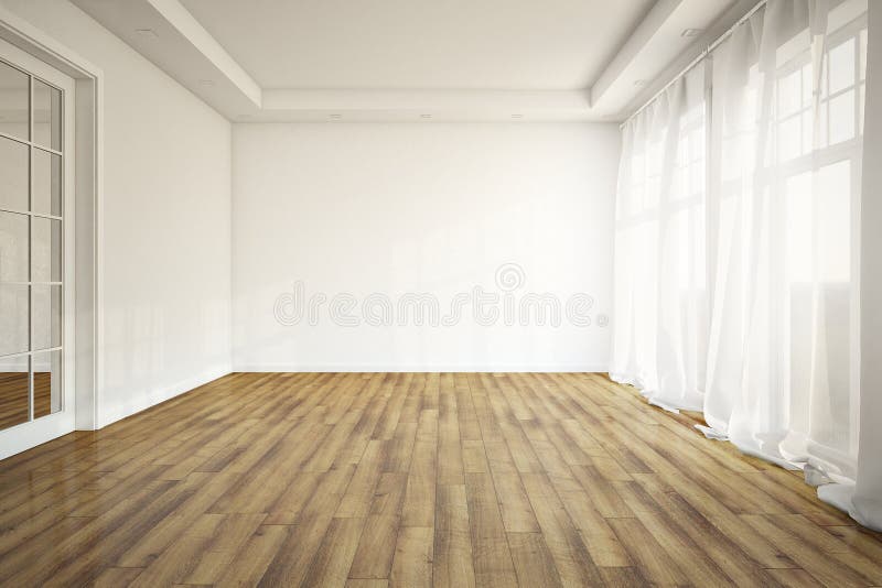 Empty Living Room stock illustration