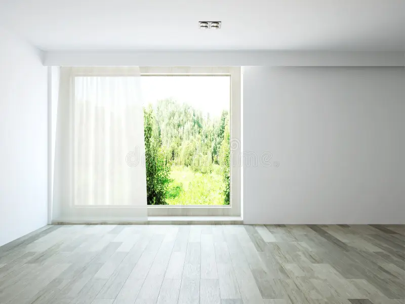 Empty room vector illustration