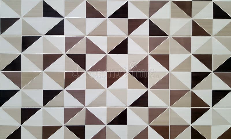Geometric ceramic floor tile royalty free stock photo