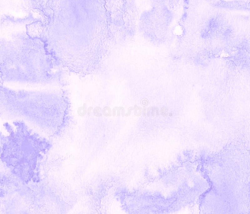 Lilac pastel watercolor frame with torn strokes and stripes. Abstract background for design. Layouts and patterns vector illustration