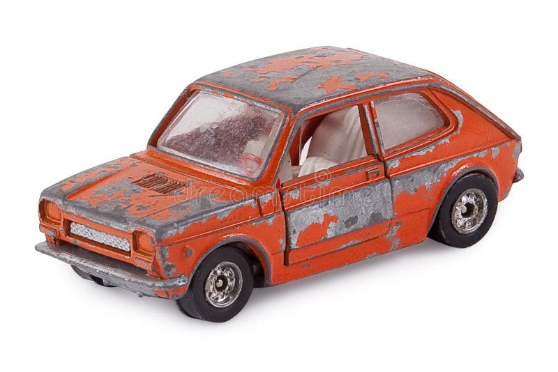 Old toy car royalty free stock images