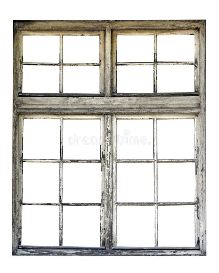 Old wooden window royalty free stock photo