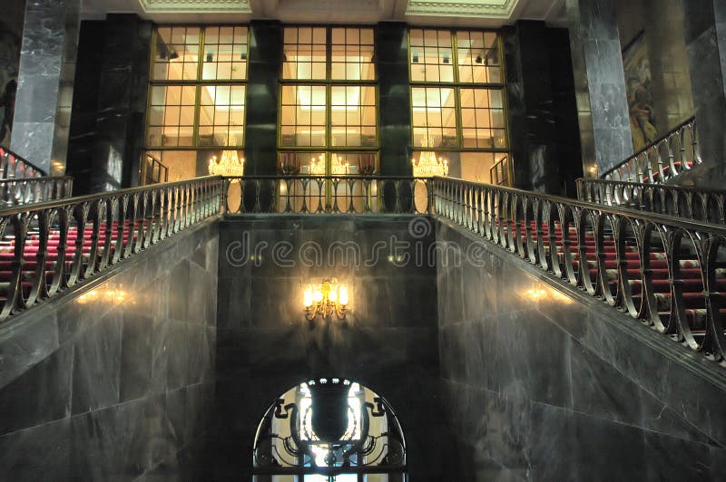 Palace interiors. Porto - Portugal royalty free stock photography