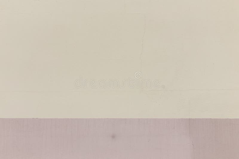 Plaster wall texture background or backdrop with purple stripe. Of paint stock photography