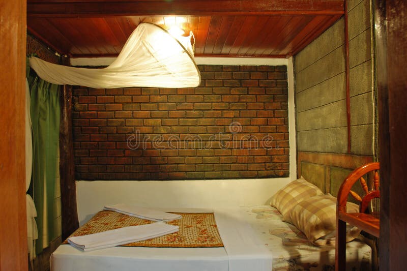 Primitive Hostel Room royalty free stock photos
