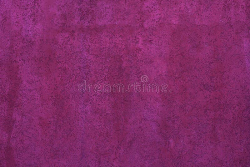 Purple decorative plaster texture wall. Industrial background stock photo