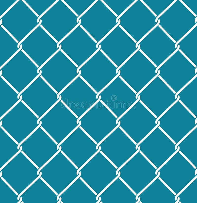 Rabitz seamless pattern. Mesh netting ornament. Mesh fence background.  vector illustration