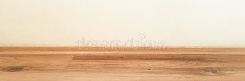 Room wood floor perspective, grunge pastel painted concrete wall and varnished wooden laminate planks grou. Old room background. W stock photos