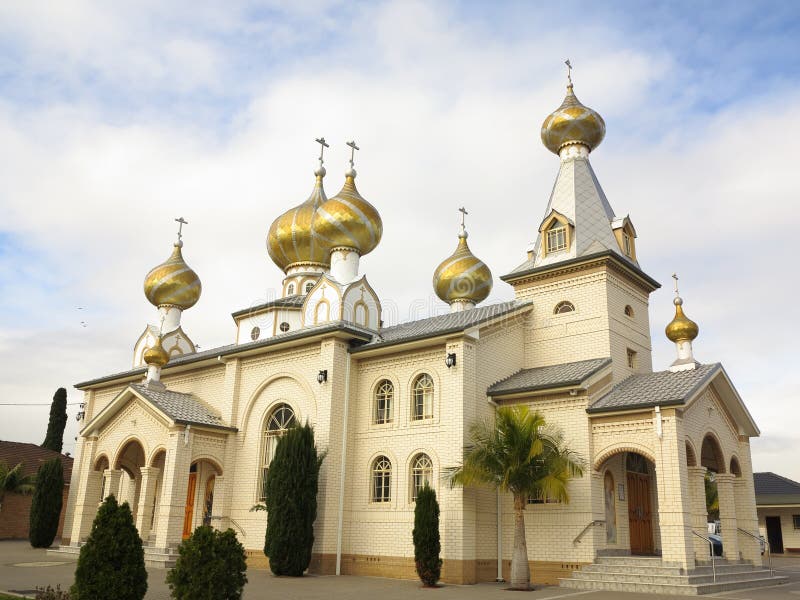 Russian Orthodox Church in Australia stock photography