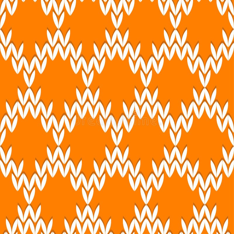 Seamless knitted pattern. A warm sweater. Print. Cloth design, wallpaper. Textile rapport vector illustration