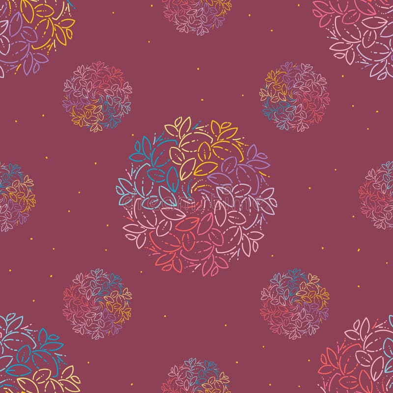 Seamless Pattern. Abstract Oriental Mandala Background. Vintage Rapport for Wallpaper, Textile, Fabric and Paper. Mandala doodle. Beautiful floral background vector illustration