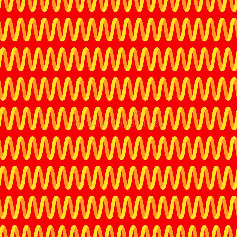 Spiral pattern. Seamless pattern of the glowing spiral heater royalty free illustration