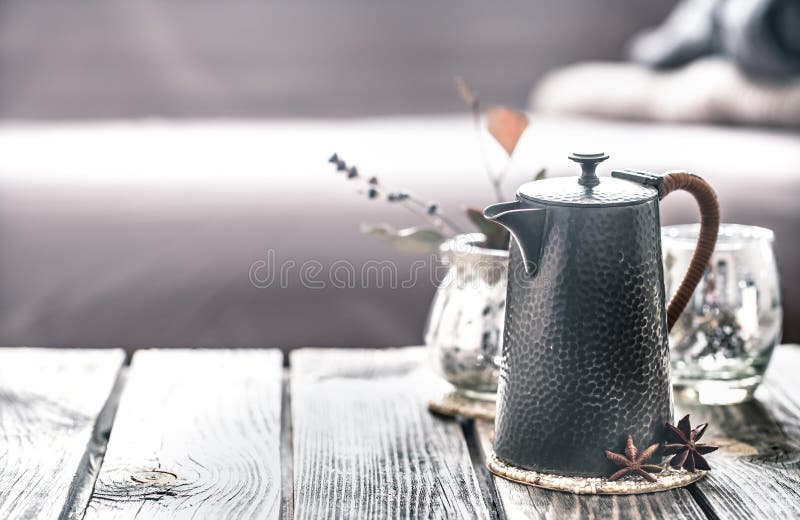 Still life in the home interior stock photo