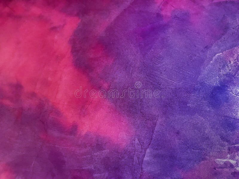 Texture decorative purple plaster imitating the old peeling wall. Obsolete blue and red cracked background, closeup. Art backdrop stock photos