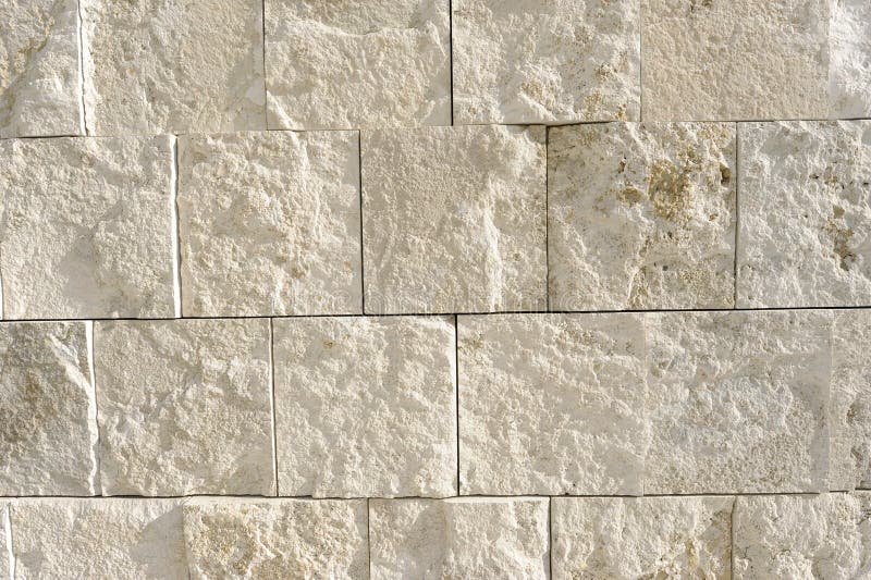 Travertine rock wall. Authentic travertine rock wall, from Italy stock photos