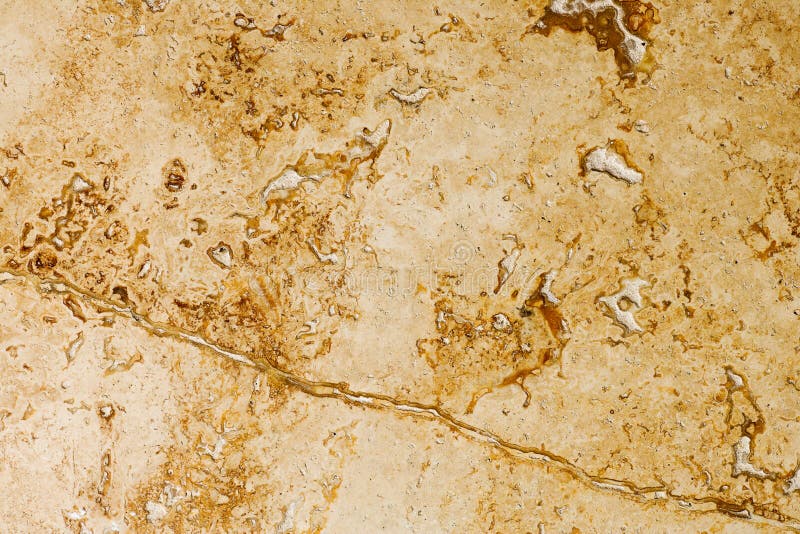 Travertine Stone. Floor Tile Abstract Background Closeup stock photo