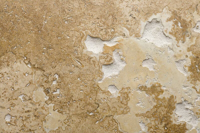 Travertine Stone. Floor Tile Abstract Background Closeup royalty free stock image