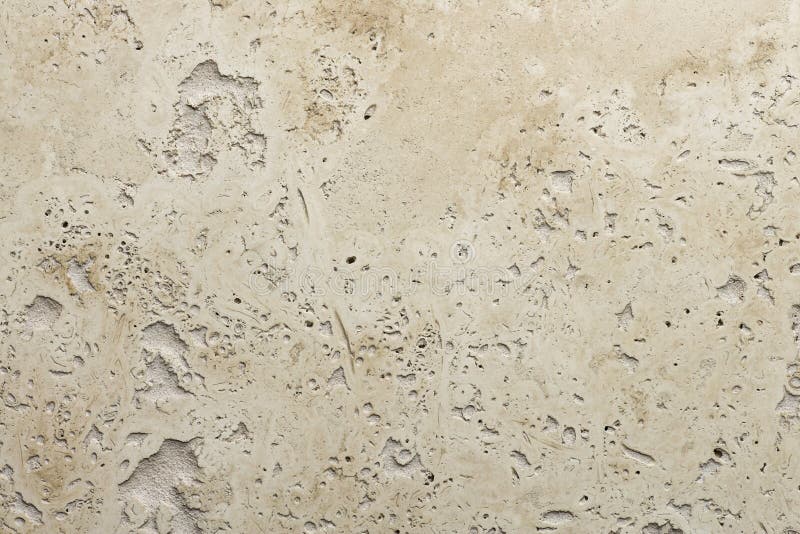 Travertine Stone. Floor Tile Abstract Background Closeup royalty free stock image
