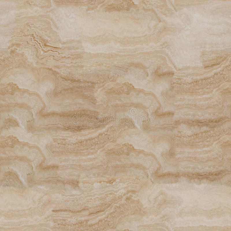 Travertine stone floor tile abstract background close up. Seamless square texture, tile ready. High resolution photo stock image