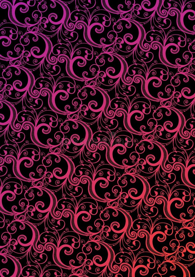 Vector stylish wallpaper. Vector stylish pink and black wallpaper vector illustration