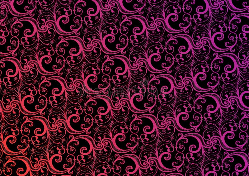 Vector stylish wallpaper. Vector stylish pink and black wallpaper vector illustration