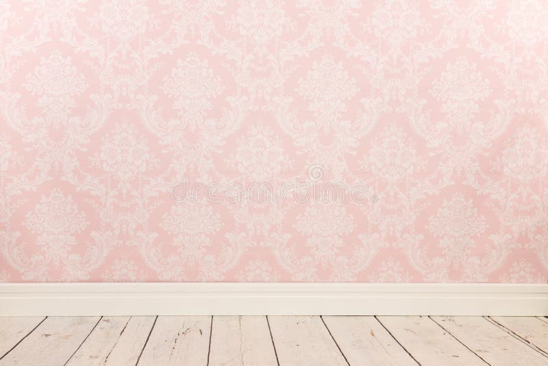 Vintage wall and wooden floor royalty free stock images