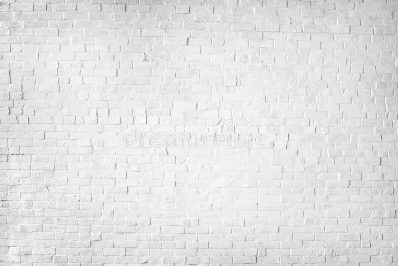 White Painted Beautiful Brick Wall stock photography